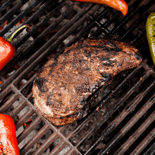 Chef’s Table: BBQ Grilled Tri-Tip with Peppers and Green Onions